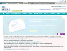 Tablet Screenshot of apidra.com